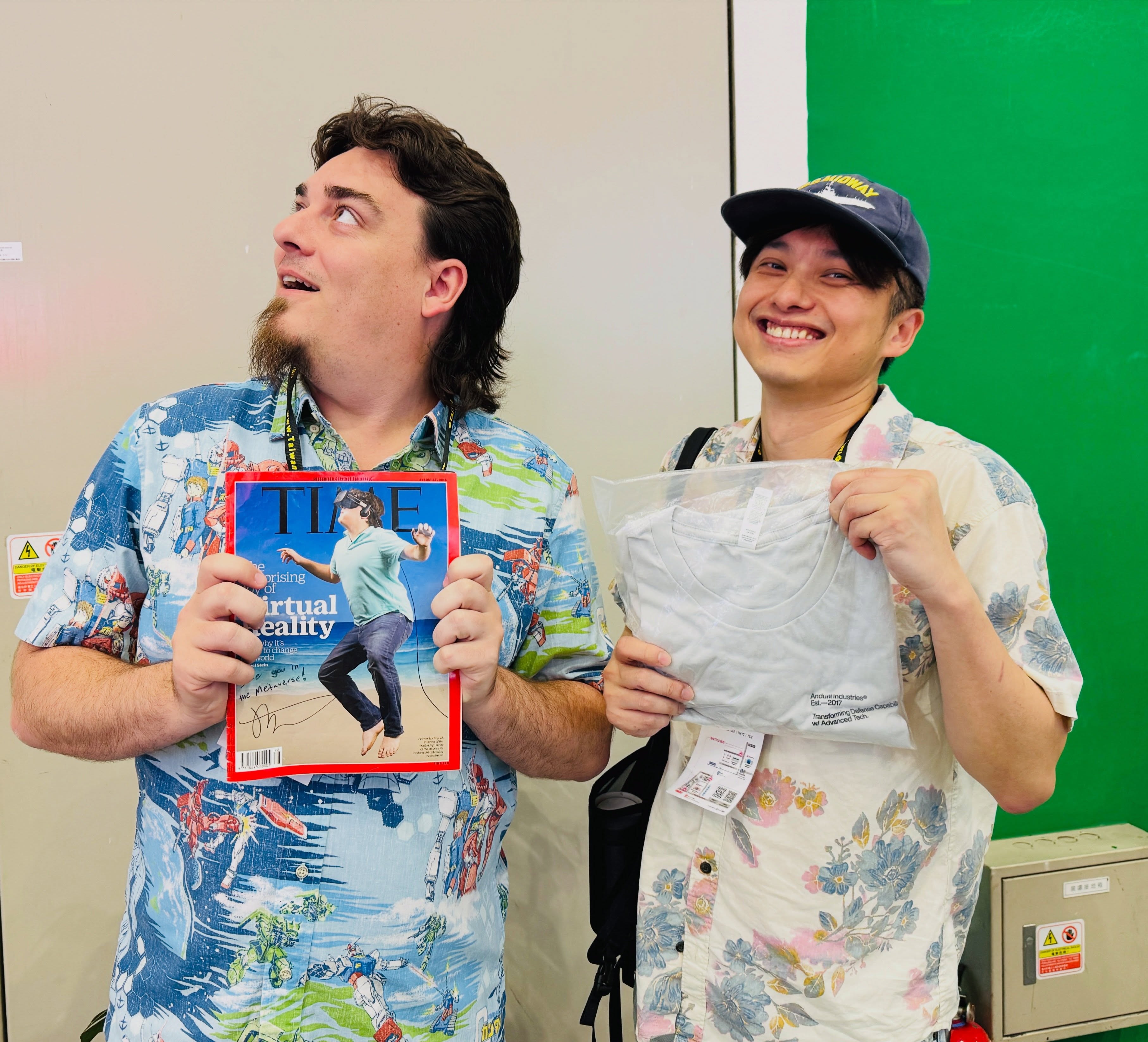 Fox Hsiao 與 Palmer Luckey